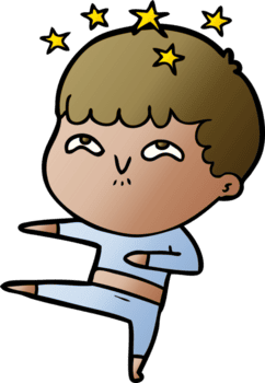 karikatur überraschter junge png