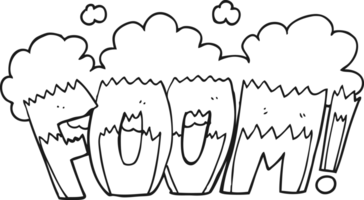 drawn black and white cartoon comic book explosion png