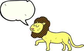 drawn comic book speech bubble cartoon lion png