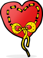 cucito cuore cartone animato png