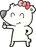 polar bear cartoon png