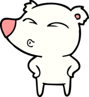 polar bear cartoon png