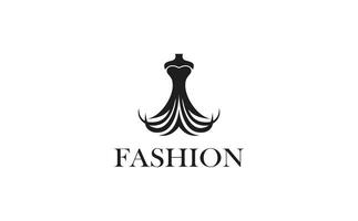 Moda logo diseño modelo adecuado para ropa marcas, boutiques, Moda blogs, vestir sitios web, diseñador portafolios, Al por menor tiendas, y relacionado con la moda negocios vector
