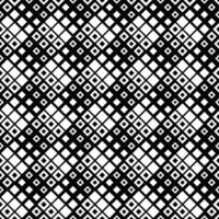 Black and white geometrical square pattern background design vector