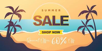 Summer Sale Special Offer Post Banner vector