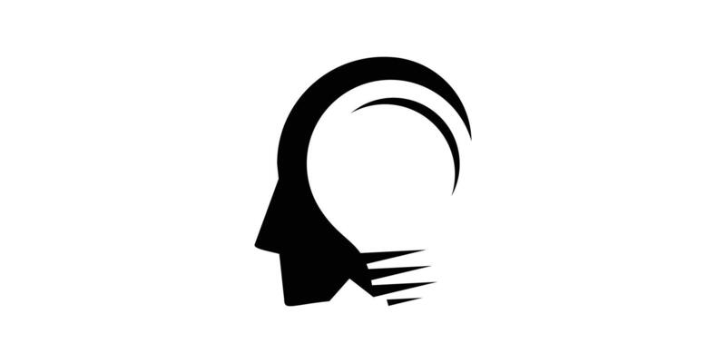 head and lamp logo design, solution, innovative, smart, intelligence, logo design icon, symbol, , creative idea.