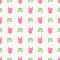 Cute Summer Seamless Pattern Background vector