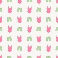 Cute Summer Seamless Pattern Background vector