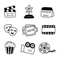 a collection of images including the movies vector