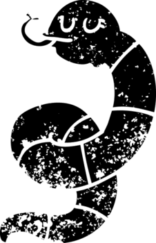 linje teckning tecknad serie orm lindad bedrövad ikon png