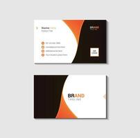 Modern business card Template vector