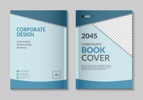 Modern And Corporate Book Cover Design vector