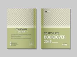 moderno y corporativo libro cubrir diseño vector