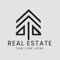 Real estate logo icon . Rent, sale of real estate logo, House cleaning, home security, real estate auction. building logo concept. vector