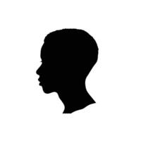 Male person silhouette icon isolated vector