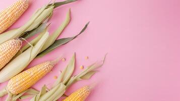 maíz vegetales sano comida parte superior ver en el pastel antecedentes foto