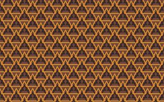 ilustración patrón, resumen geométrico estilo. repitiendo de resumen triángulo línea en marrón antecedentes. vector