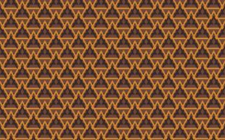 Illustration pattern, Abstract Geometric Style. Repeating of abstract triangle line on brown background. vector