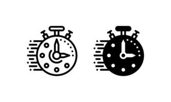 Stopwatch Icon. this icons can be use as illustrations, user interface, clip art, and for purposes related to sports vector