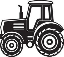 tractor illustration isolated on white background vector