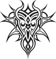 tribal tatuaje diseño ilustración aislado en blanco antecedentes vector