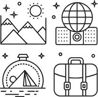 set of icon for your design illustration on white background vector