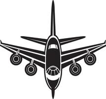 ilustración de avión ilustración aislado en blanco antecedentes vector