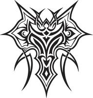 tribal tatuaje diseño ilustración aislado en blanco antecedentes vector