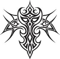 tribal tatuaje diseño ilustración aislado en blanco antecedentes vector