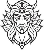 tribal tatuaje diseño ilustración aislado en blanco antecedentes vector