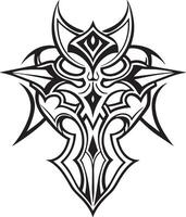 tribal tatuaje diseño ilustración aislado en blanco antecedentes vector