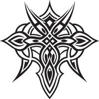 tribal tatuaje diseño ilustración aislado en blanco antecedentes vector