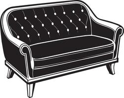 sofa illustration isolated on white background vector