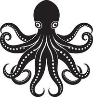 octopus illustration isolated on white backgound vector