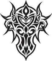 tribal tatuaje diseño ilustración aislado en blanco antecedentes vector