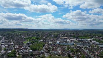 haute angle métrage de historique central Wolverhampton ville de Angleterre uni Royaume. mai 4ème, 2024 video
