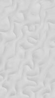 Wavy white surface loop abstract background video