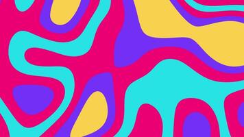 a colorful abstract background with wavy lines video