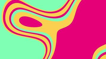 a colorful abstract background with a wavy shape video