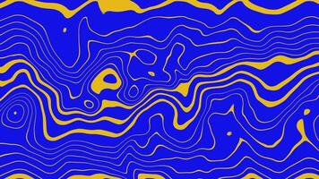 a blue and yellow abstract pattern video