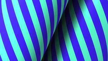 a blue and green striped fabric with a diagonal pattern video