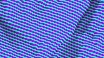 une violet et bleu rayé en tissu avec une diagonale modèle video