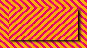 un rosado y amarillo a rayas antecedentes con diagonal líneas video