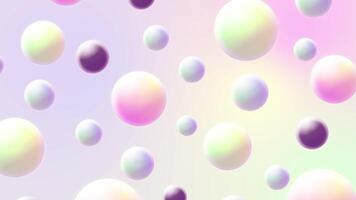 un' colorato sfondo con molti uova galleggiante nel il aria video