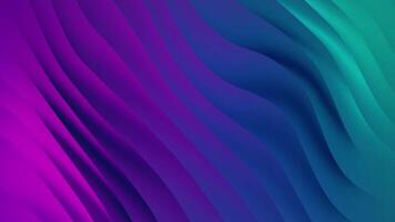 abstract background with purple, green and blue waves video