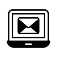 An icon of email in modern and unique style vector