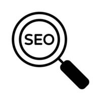 seo mejoramiento icono diseño, Listo para prima utilizar vector