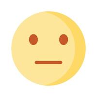 Expressionless, neutral emoji icon design, ready to use vector