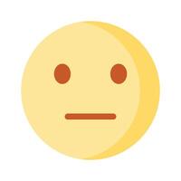 Expressionless, neutral emoji icon design, ready to use vector