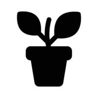 Creatively crafted plant in trendy style, unique style vector